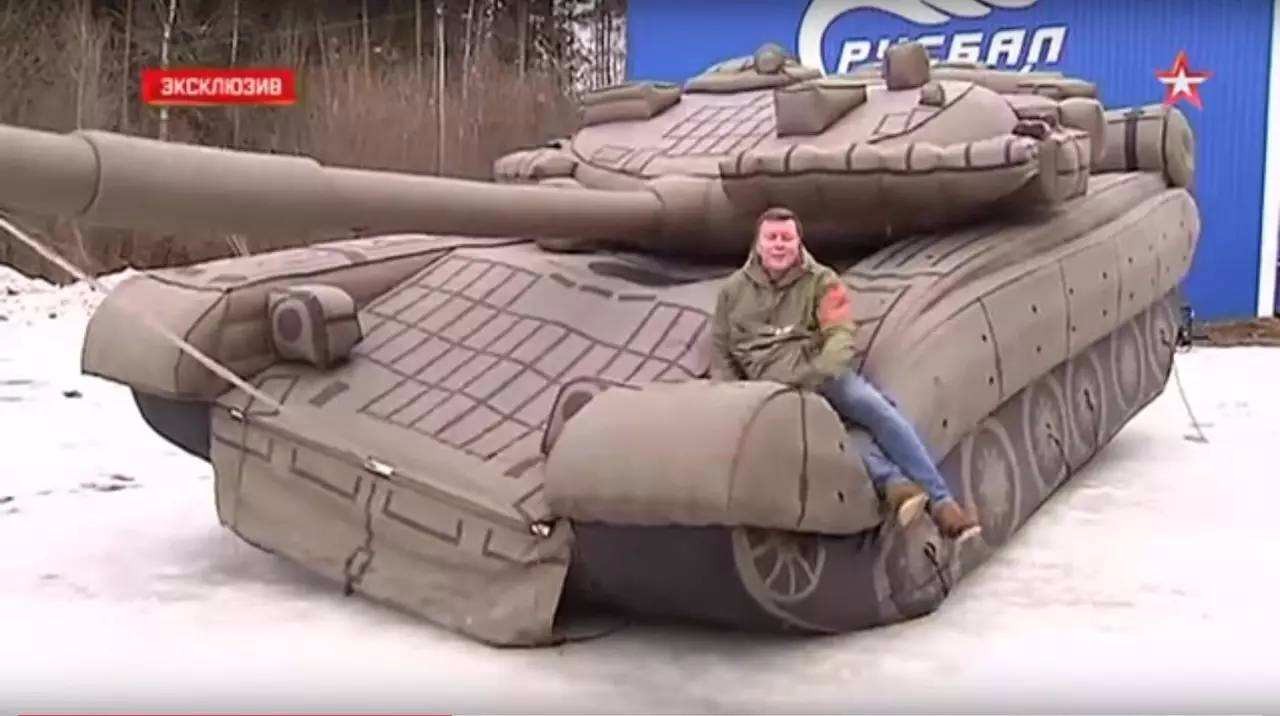 灵石充气军事坦克